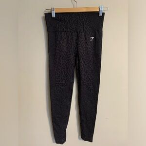 Gymshark Adapt Animal Seamless Leggings - Reef | Black